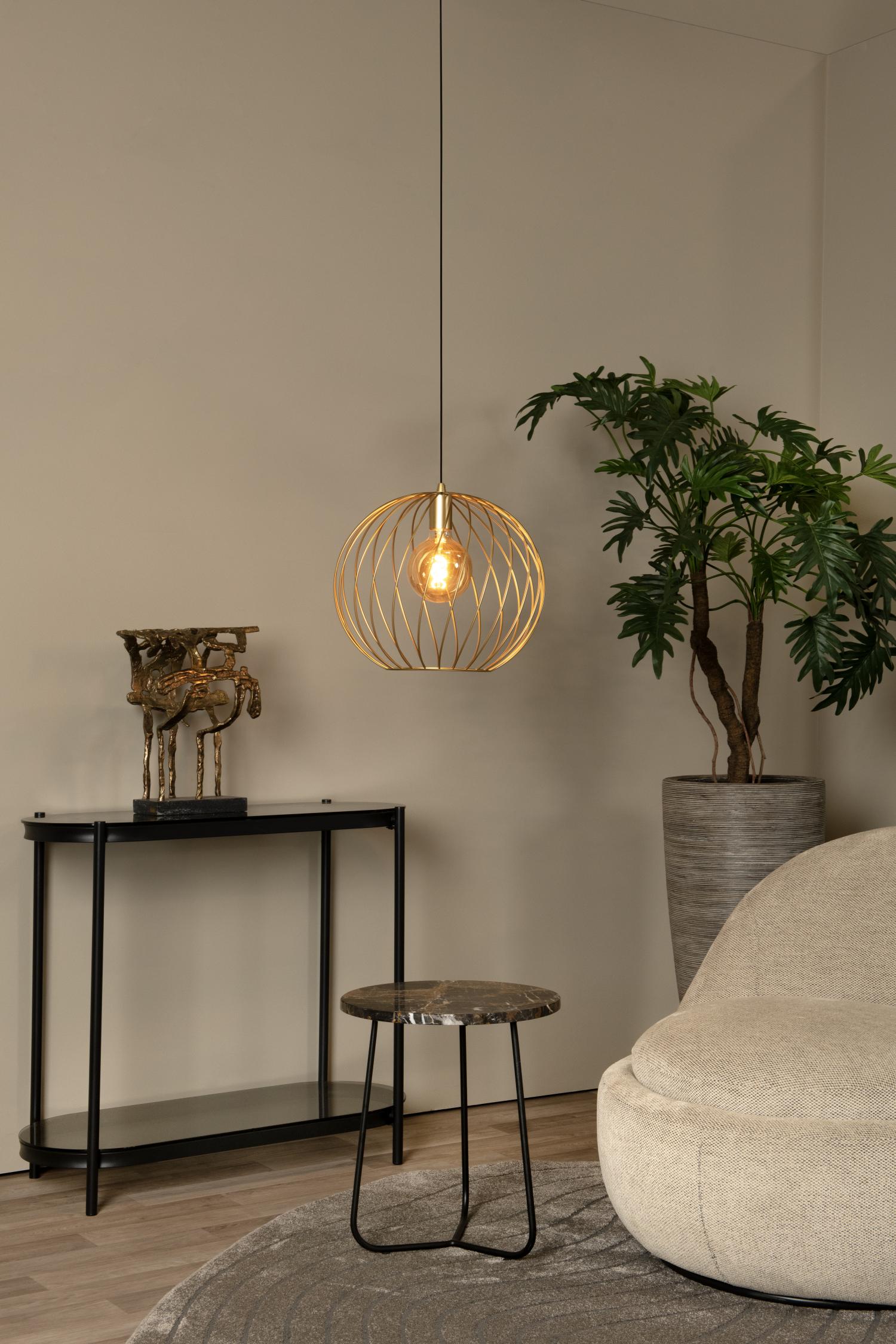 Lucide DANZA Hanglamp - Mat Goud | Messing