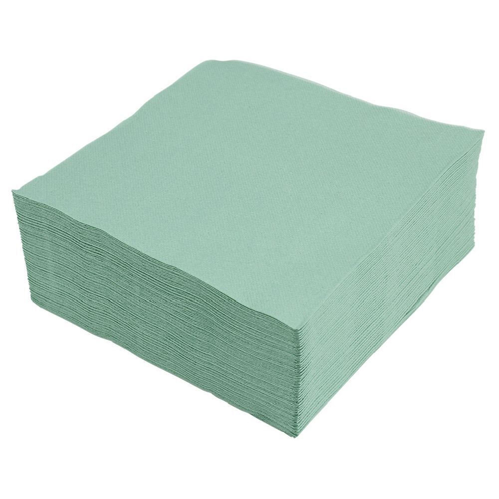 Serviette papier ouate vert 38x38cm x50