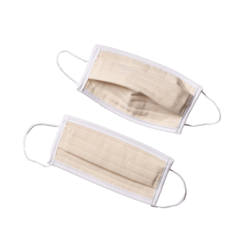 Masque barrière Afnor catégorie I textile à usage des professionnels en contact avec le public lavable 20 fois Brochier Soieries