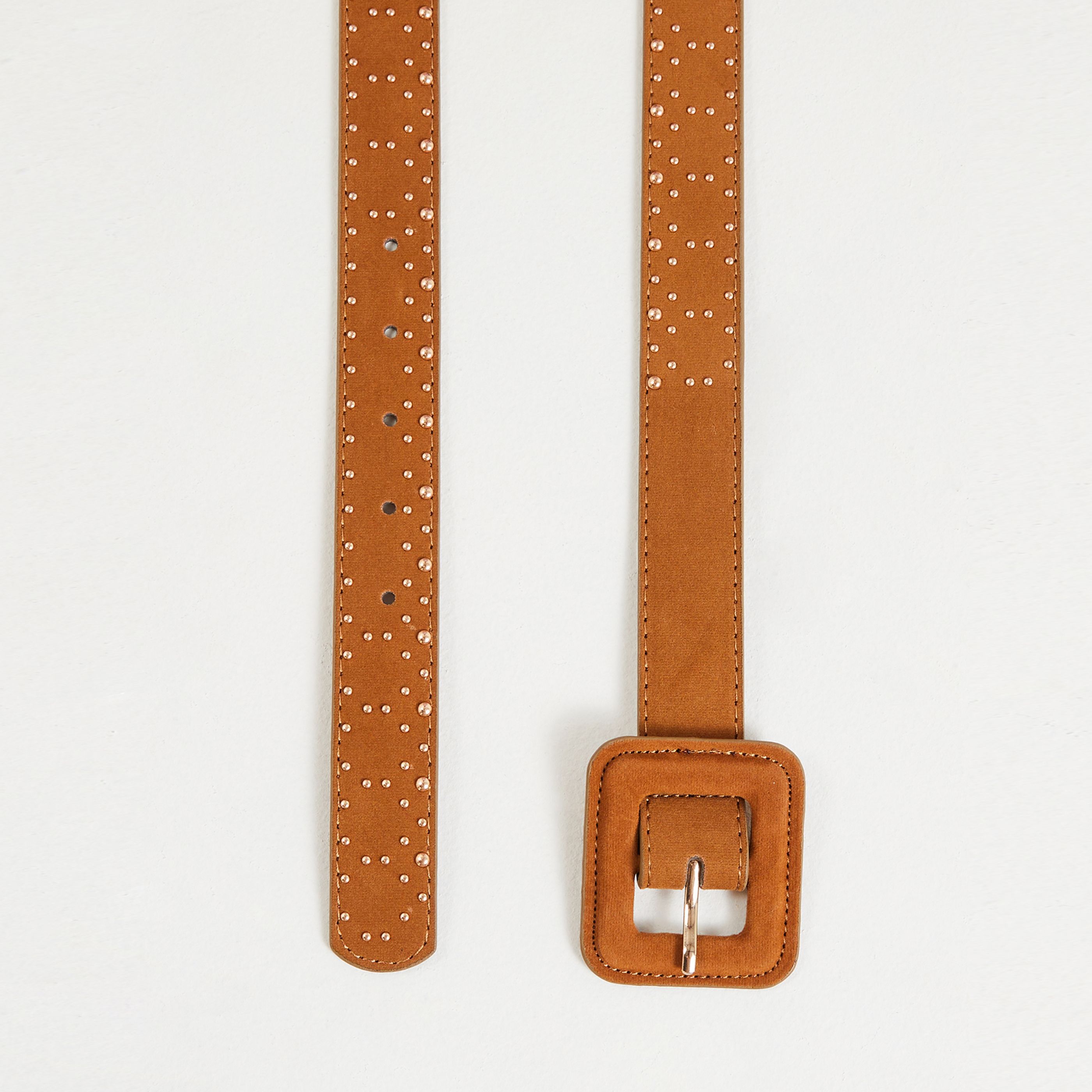 Ceinture suédine femme - CAMEL