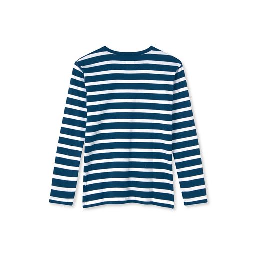 Mads Nørgaard Langærmet T-shirt, Sargasso Sea/White, 16 år