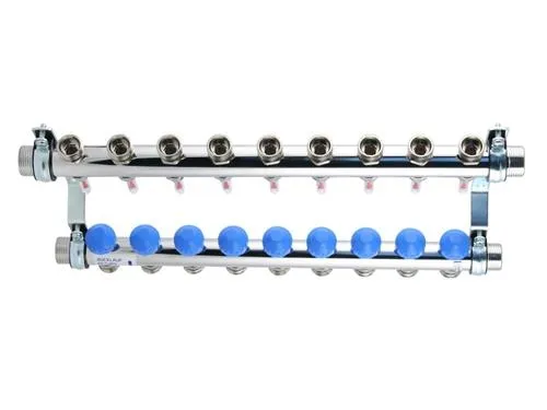Manifold 9 kredse m/flowmeter