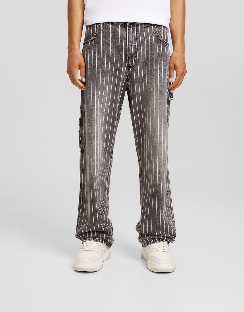 calças jeans largas