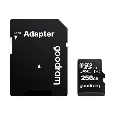 Goodram - carte mémoire 256 Go - Class 10 - micro SDXC UHS-I U1