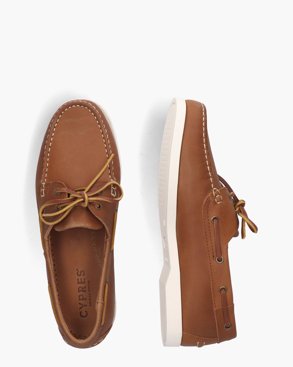 Cypres Bardo Cognac Heren Veterschoenen