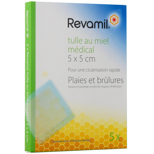 Compresses au miel médical Revamil