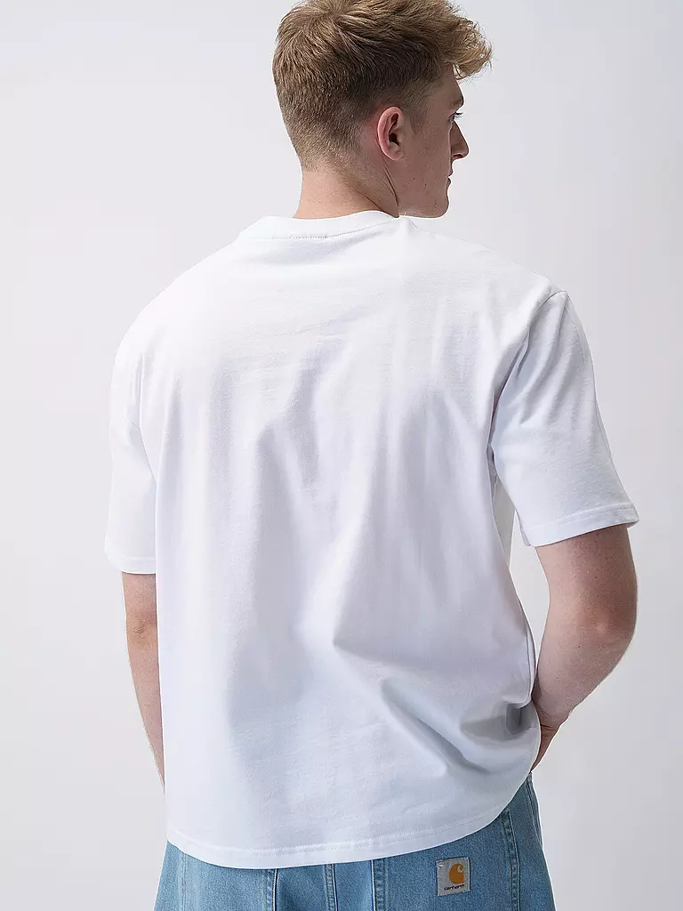 PEGADOR T-Shirt Oversized Fit GILFORD weiss