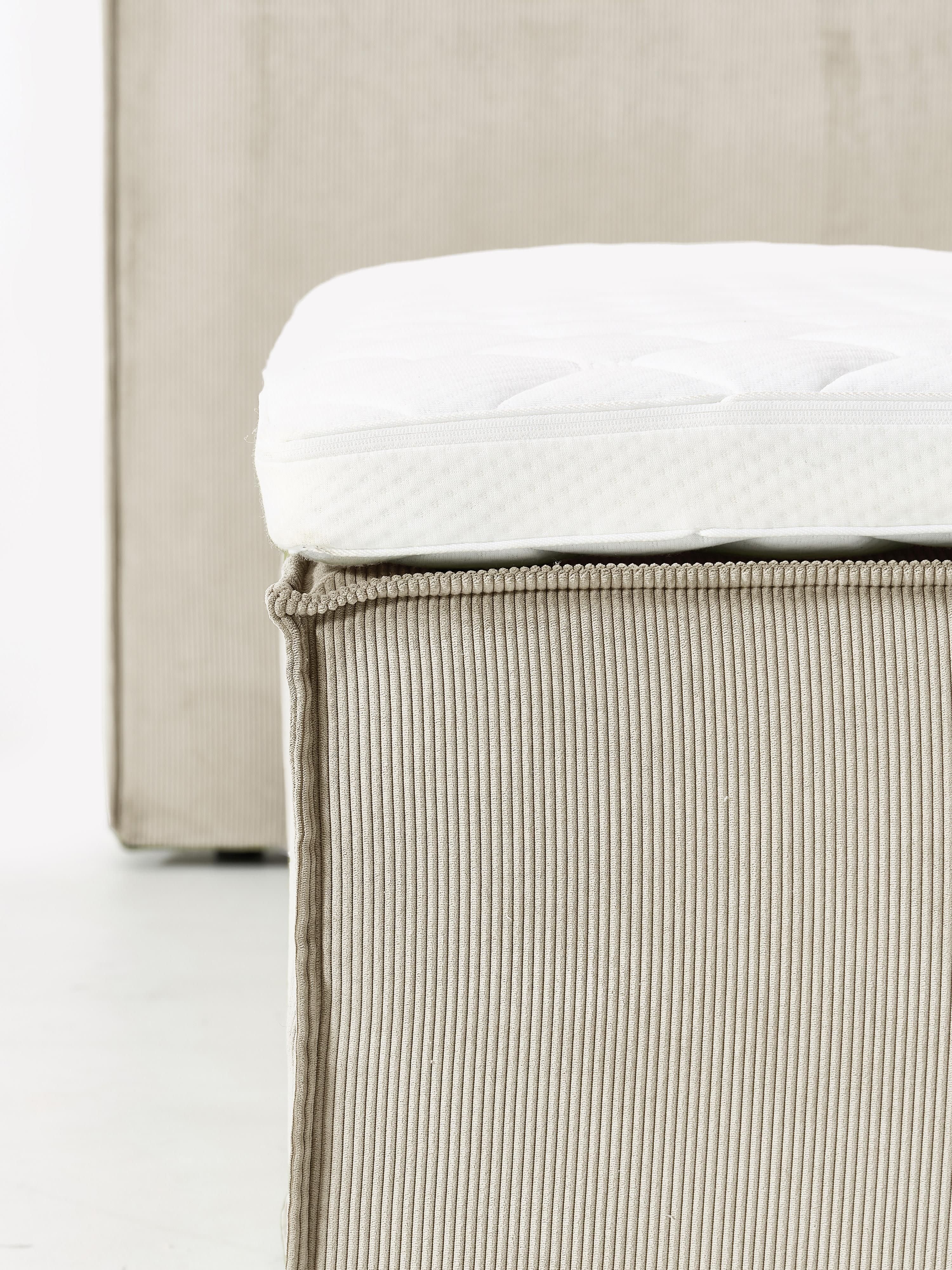 Corduroy boxspring bed Lennon