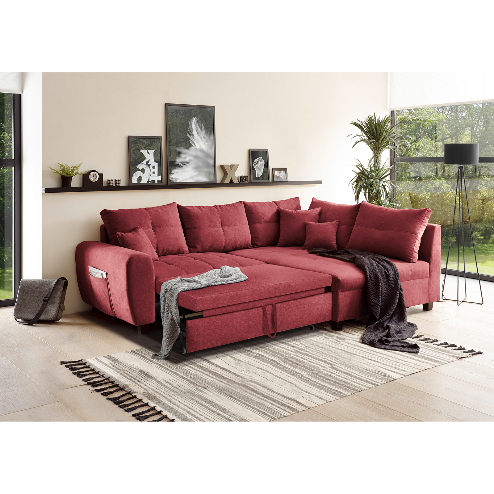 Ecksofa - berry - Liegefunktion - Recamiere rechts