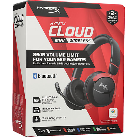 HyperX Cloud Mini trådløst gaming headset - sort