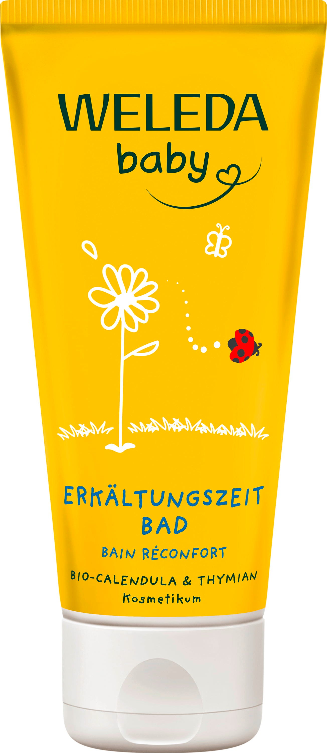 Weleda  baby Erkältungszeit Bad Bio-Calendula & Thymian, 75 ml