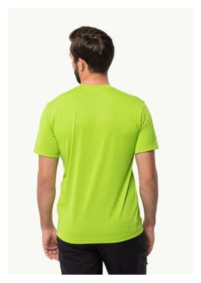 T-Shirt Jack Wolfskin Hiking S/S T Vert Homme