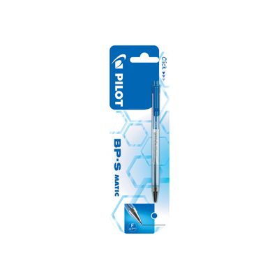 Pilot BP-S Matic - 12 Stylos à bille - bleu - rétractable - 0.7 mm