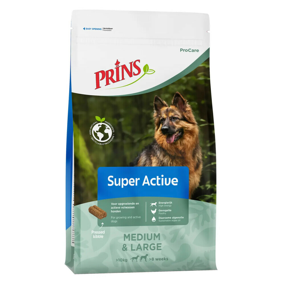 Prins ProCare Super Active 20 kg & Treats Chicken Pakket
