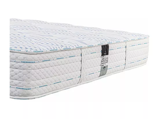 Matelas Powerlux, 24cm, mousse haute densité, ferme, indépendance du couchage, face été/hiver, 180x200cm