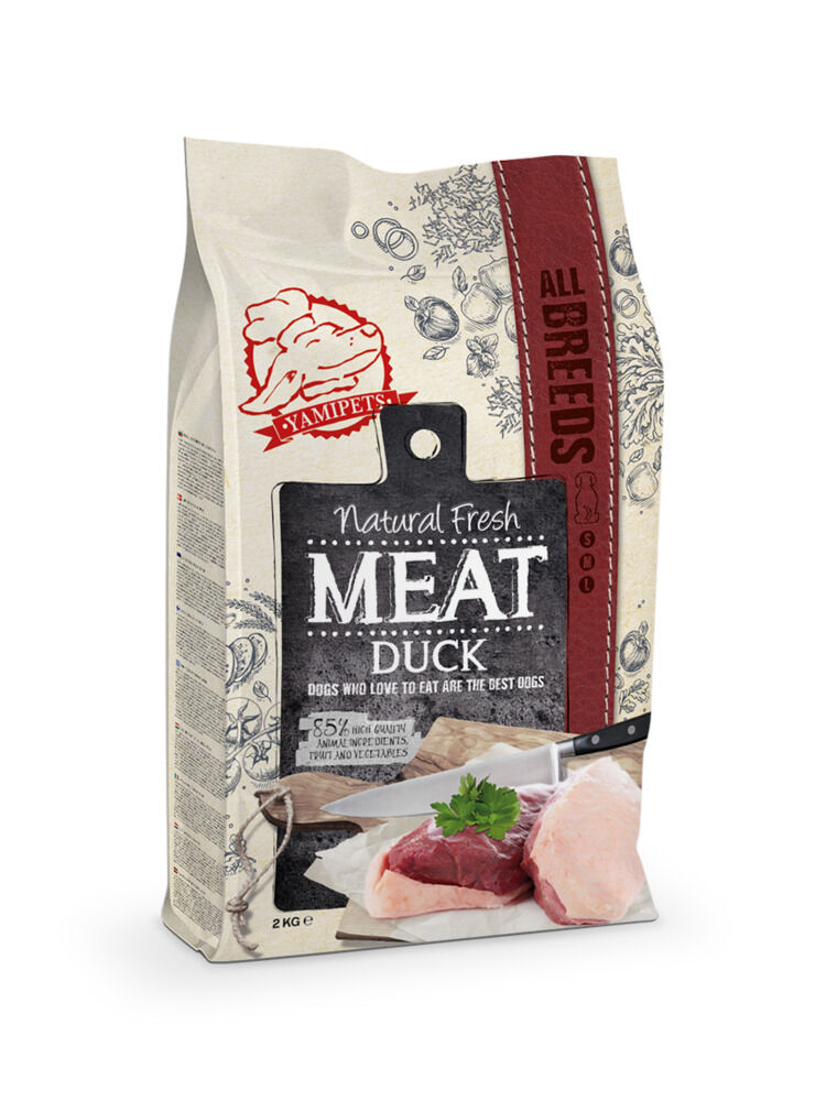 Natural Fresh Meat Adult - Hondenvoer - 2 Kilogram - eend