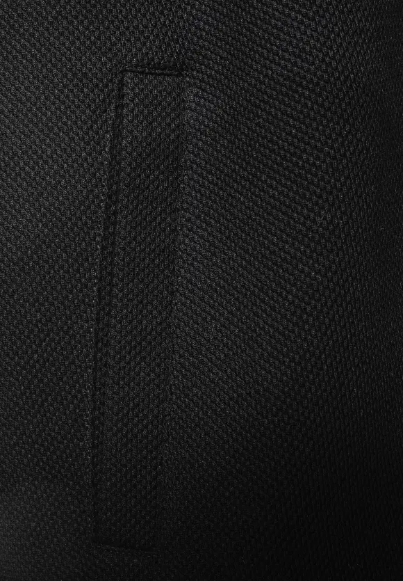 Doubleface Sweatshirtjacke - Black