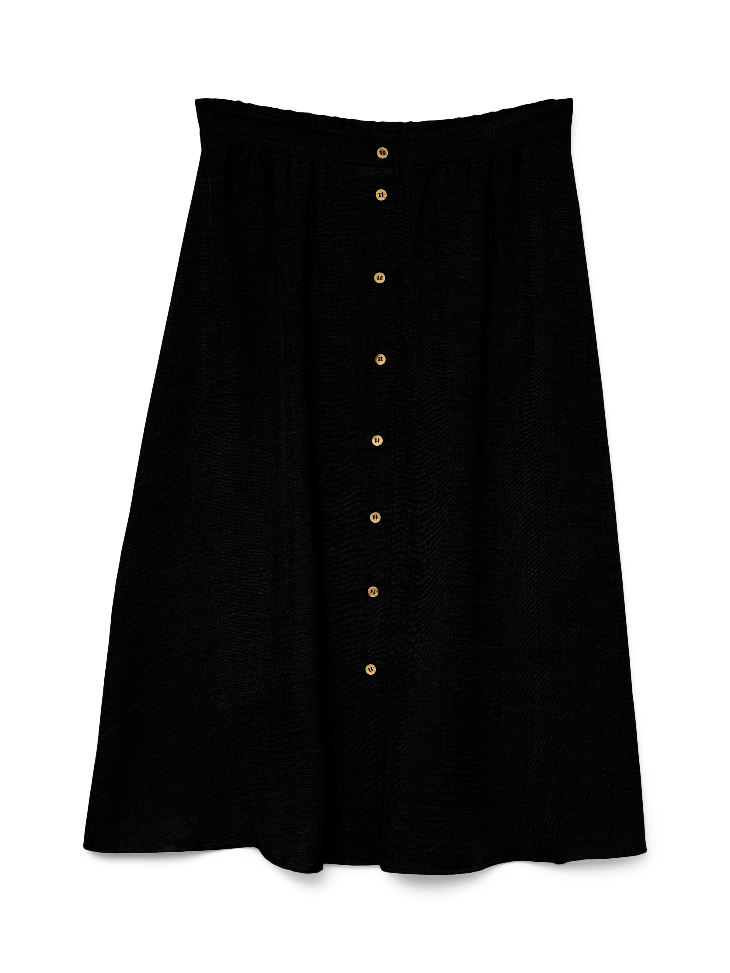 Vero Moda Maxirock »VMMELANEY HW BUTTON CALF SKIRT WVN NOOS«