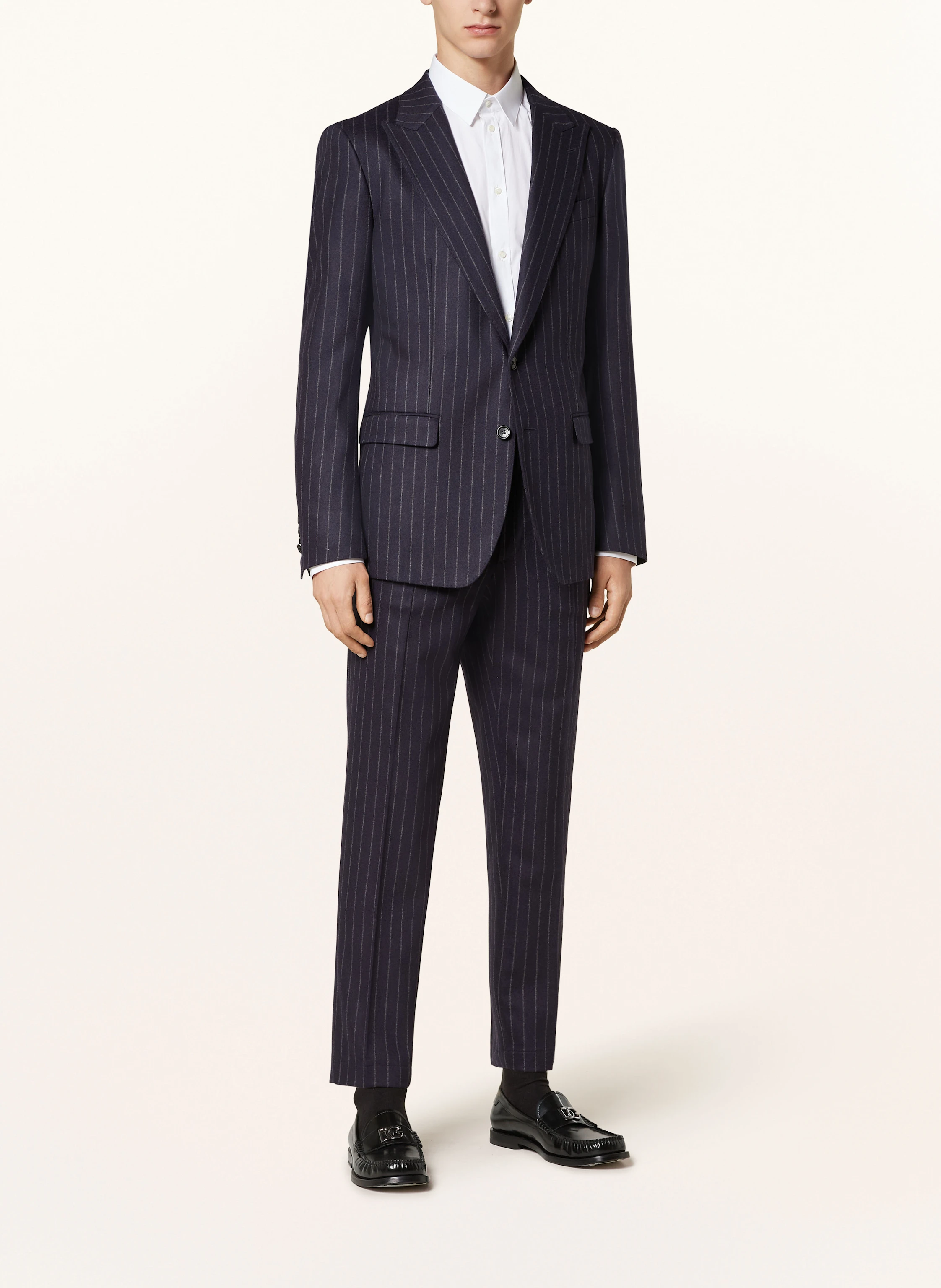 DOLCE & GABBANA Anzughose Regular Fit aus Flanell
