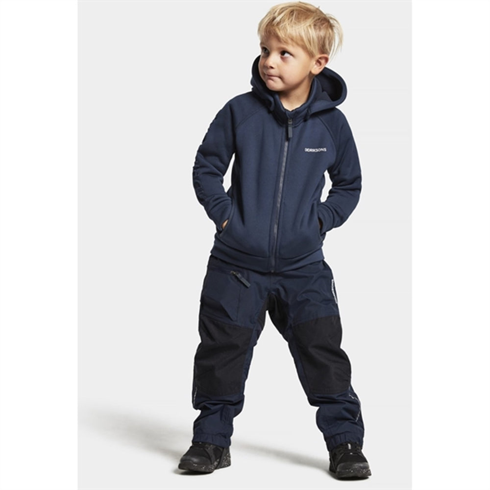 Corin Navy Sweatshirt m. Lynlås | Luksusbaby