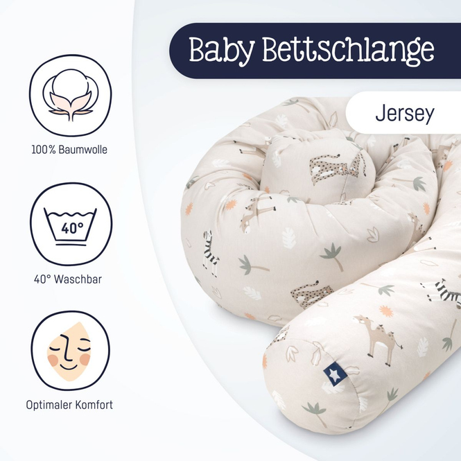 Bettschlange Jersey - Savanne