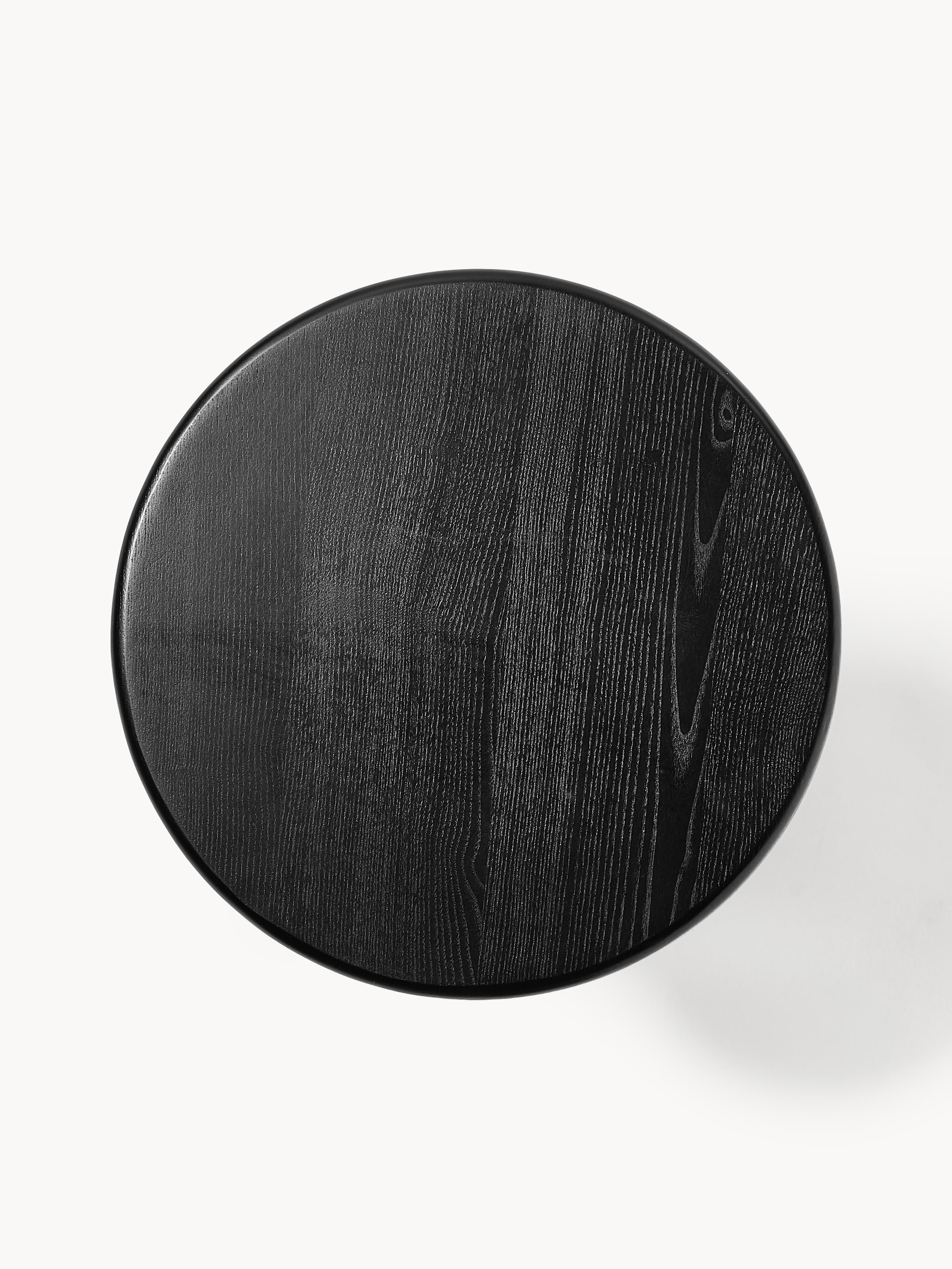Ronde bijzettafel Didi van eikenhout