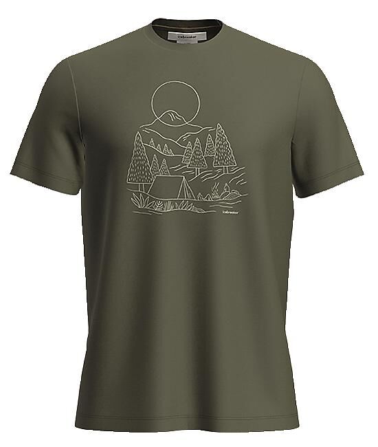 ICEBREAKER - T-SHIRT MC TS MC TECH LITE III SANSET CAMP M