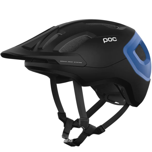 Casque VTT POC AXION URANIUM BLACK/OPAL BLUE METALLIC/MATT
