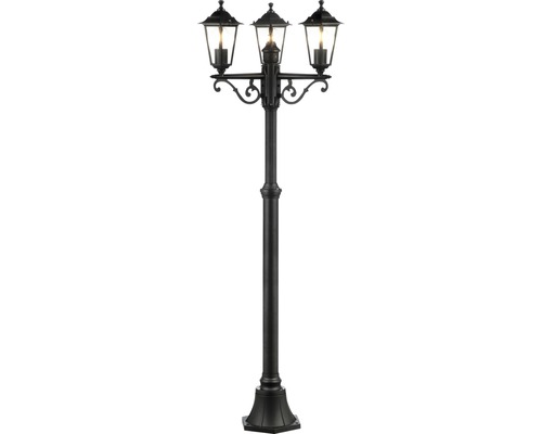 Candelabra IP44 3-lamp HxØ 2000x520 mm Carleen zwarte kandelaar