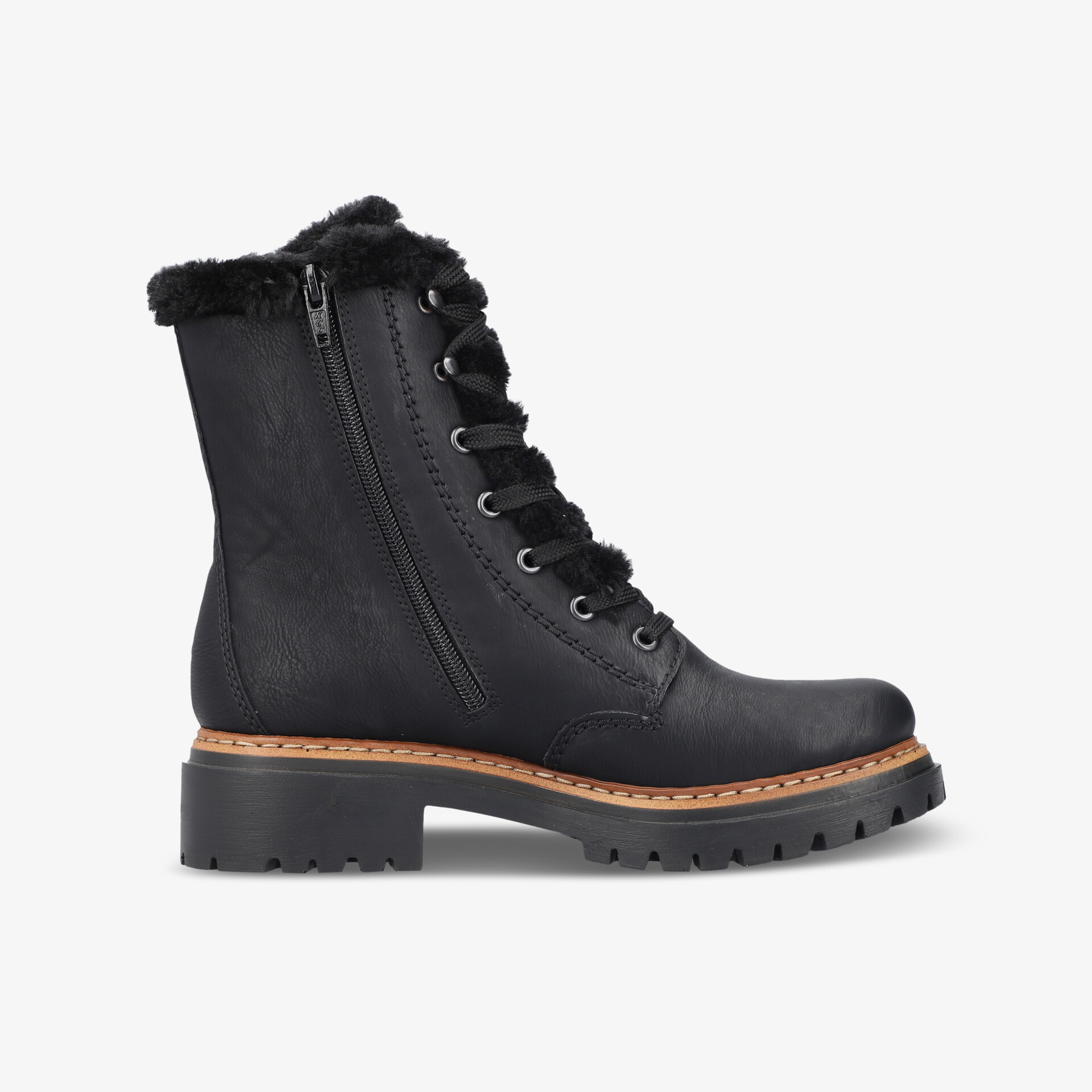 rieker Damen Winter Boots schwarz