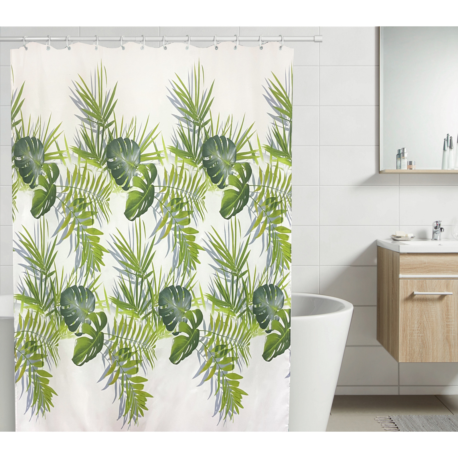 Duschvorhang Leaf 180 x 180 cm