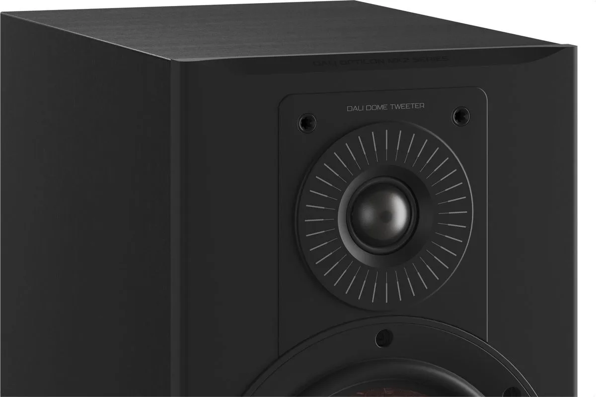 Dali Opticon 2 MKII Noir satin (la paire) Enceintes bibliothèque