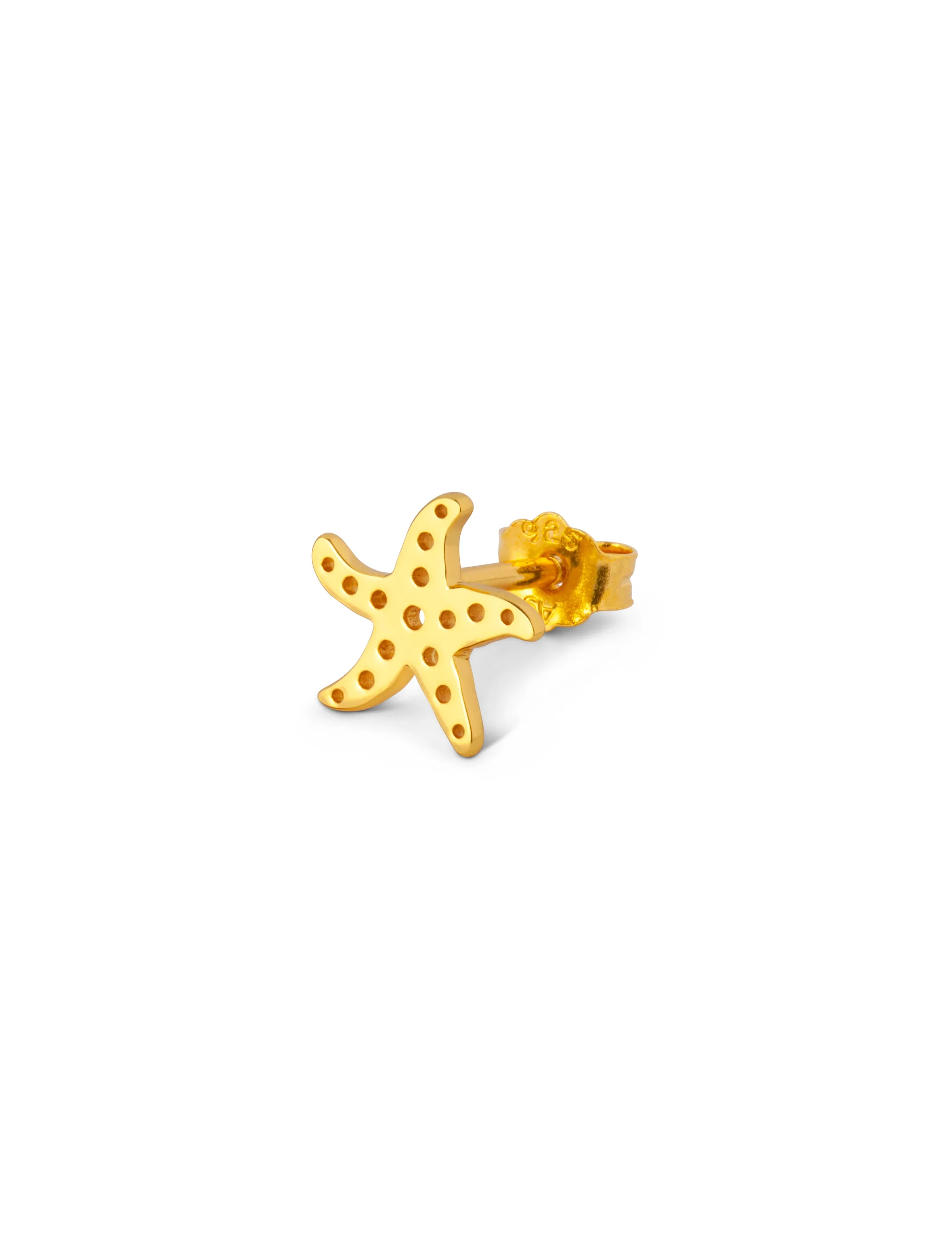 LULU Copenhagen  Starfish ørestik - forgyldt