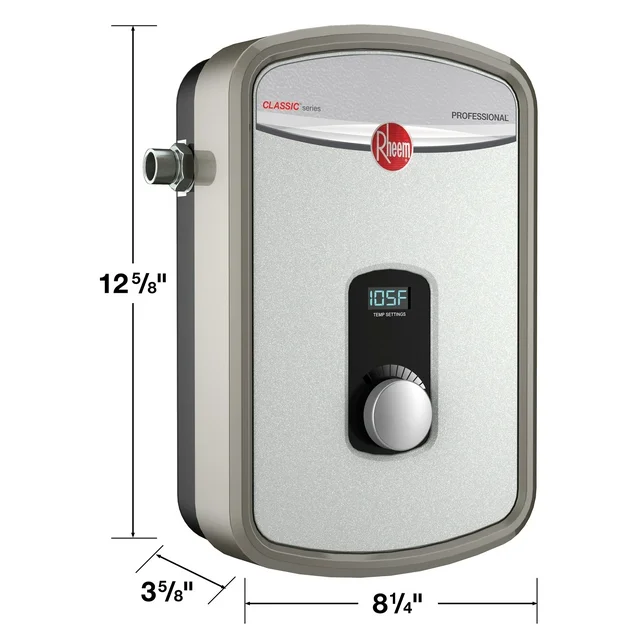 Aquecedor de água elétrico instantâneo sem tanque RHEEM RTEX-08 8kw 240v