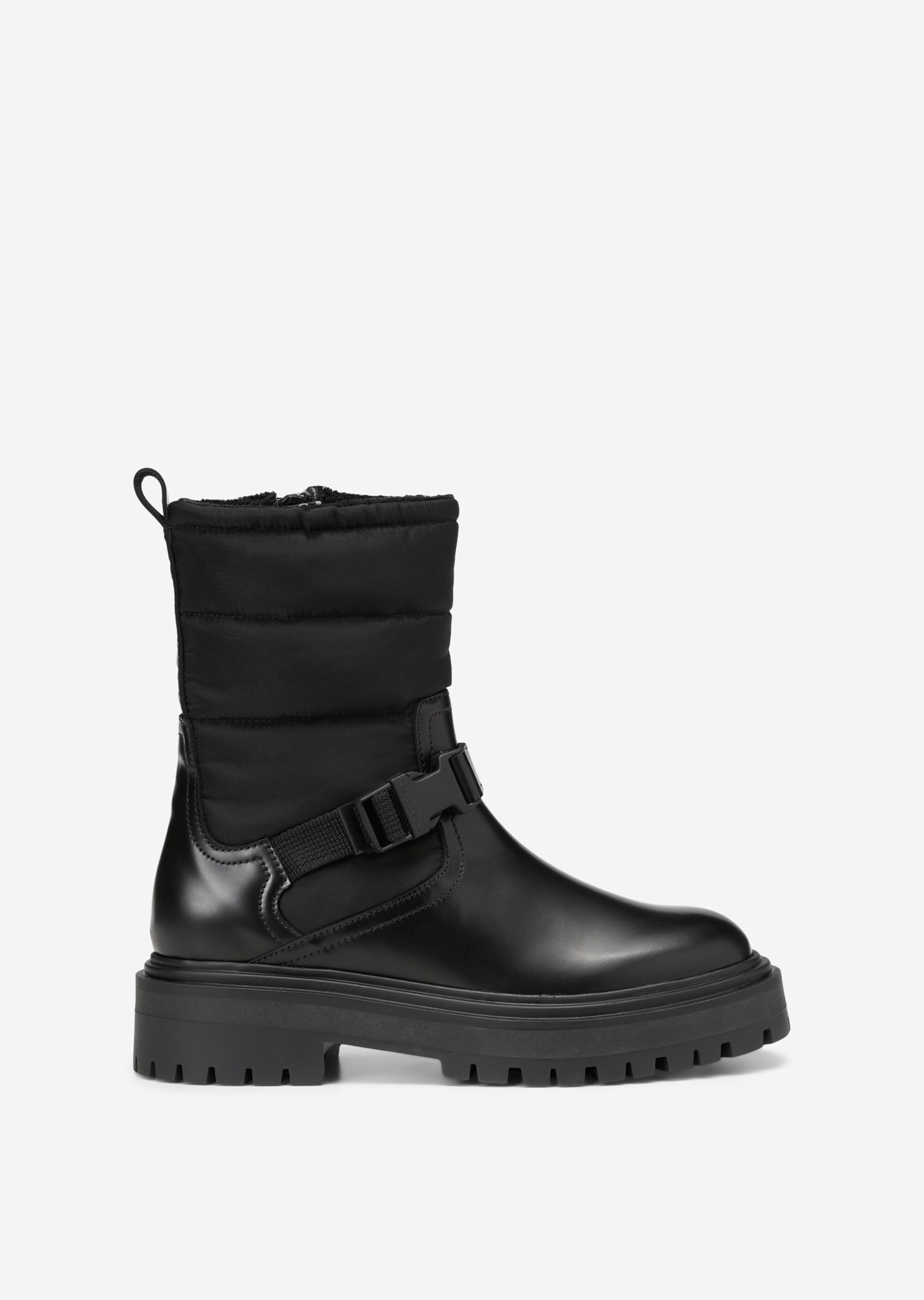 Zipper-Stiefel mit verstellbarem Riemen