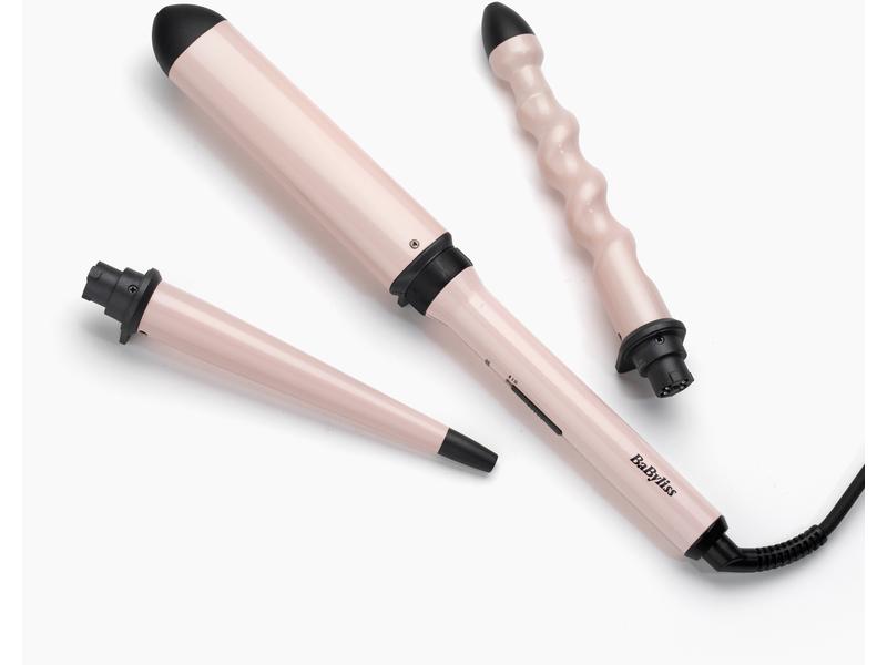 Babyliss Multistyler Curl and Wave Trio MS750E Multi Styler Lockenstab mit 3 Aufsätzen