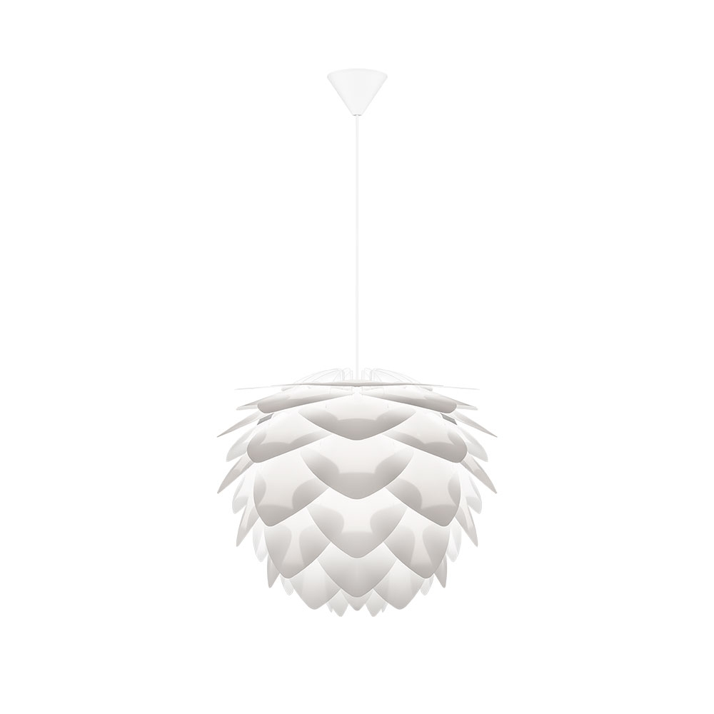 Hanglamp Silvia koordset wit Mini wit