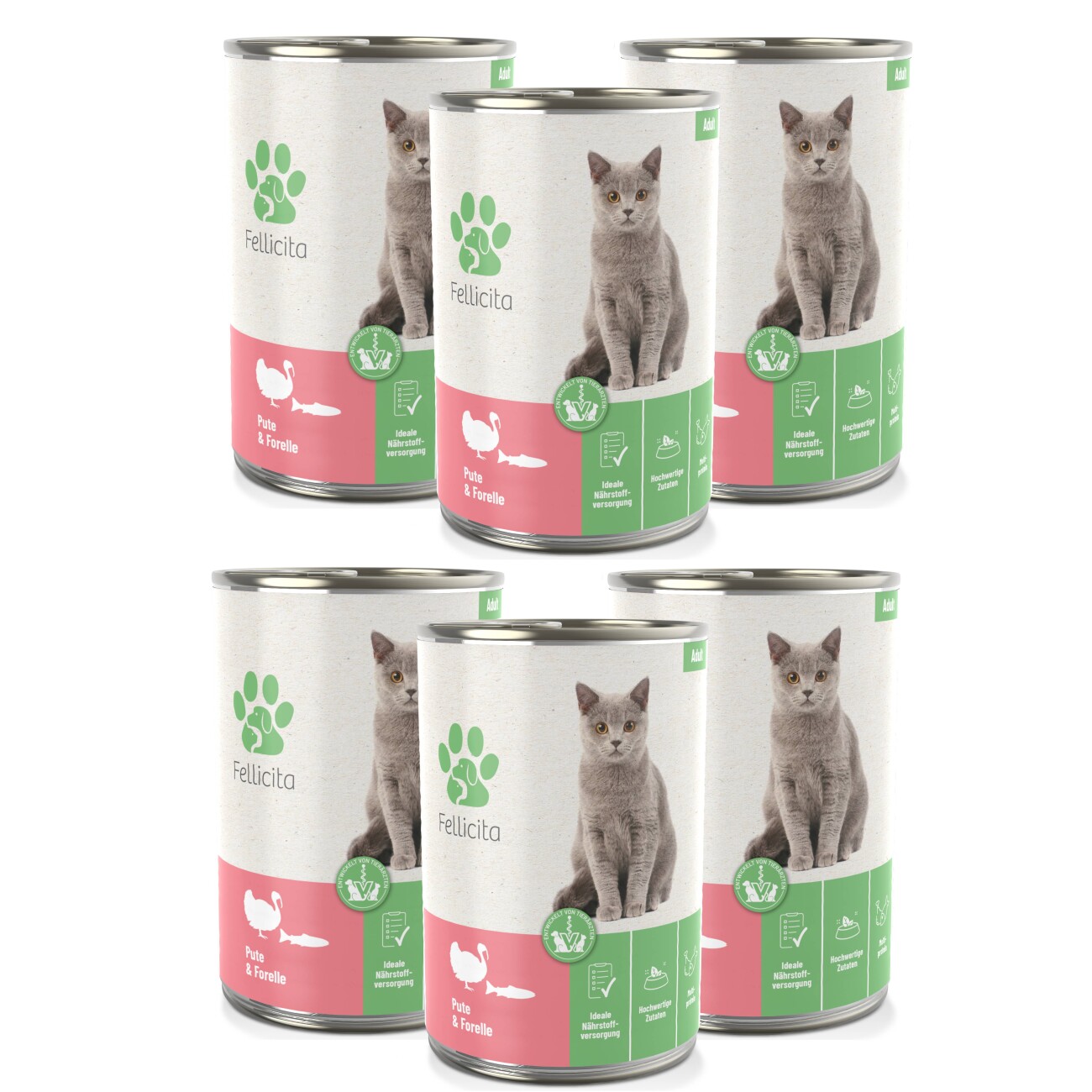Fellicita Pute & Forelle 6x 400g