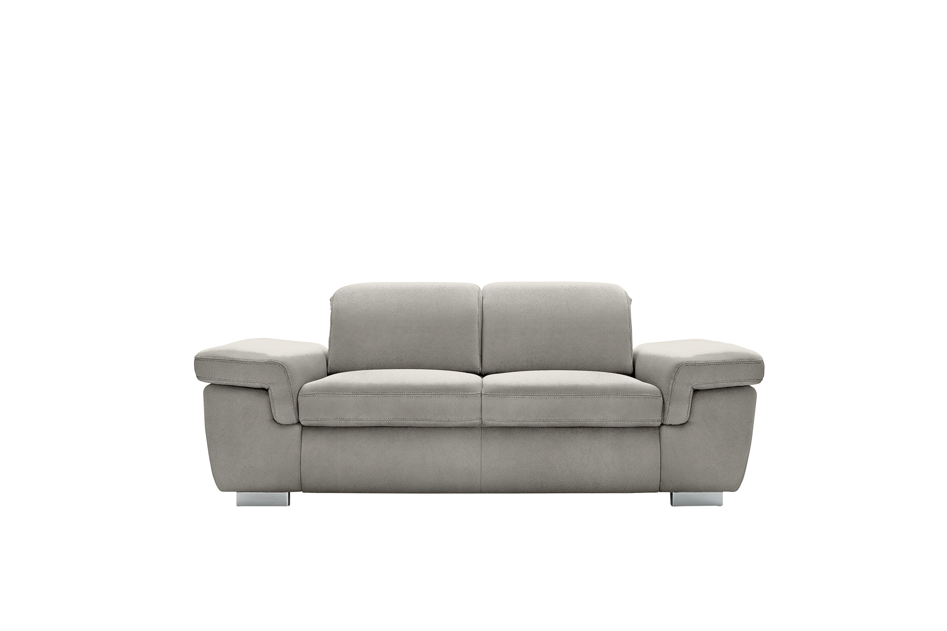 polsterpower 2,5-Sitzer Boxspringsofa - Saddle alu - Basismodell