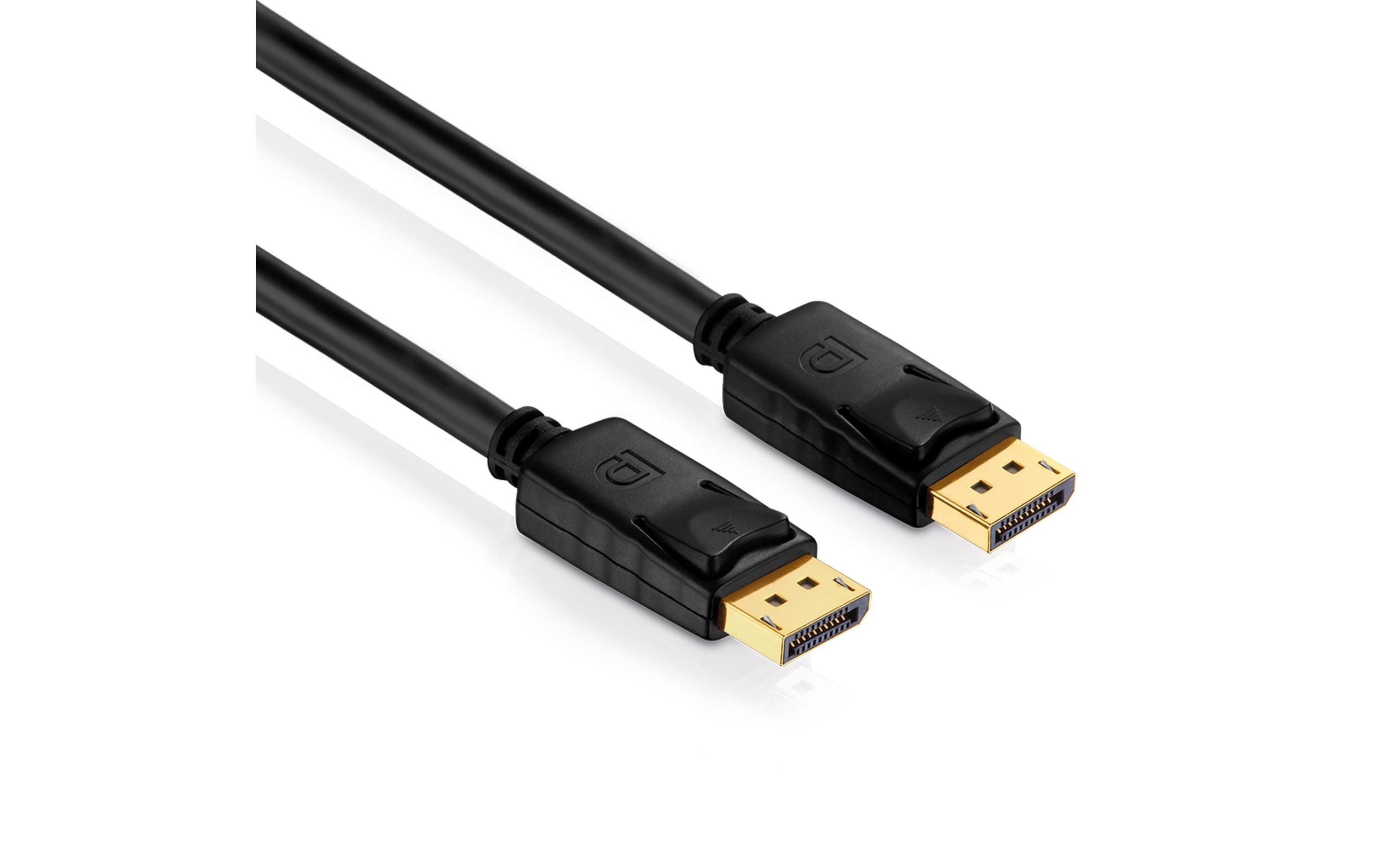 Kabel DisplayPort - DisplayPort, 1 mDisplayPort-Kabel, 1 Meter, schwarz