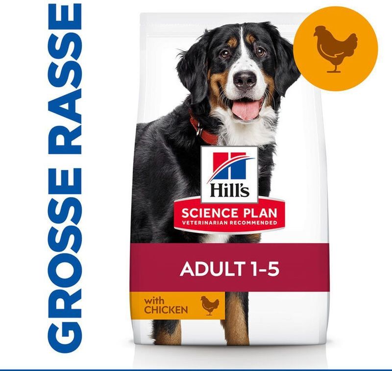 Hill' Science Plan Canine Adult Advanced Fitness Large Breed Kip 14 kg