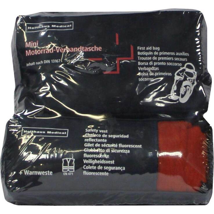 Verbandtasche Motorrad Mini D13167 + Warnweste, 1 St
