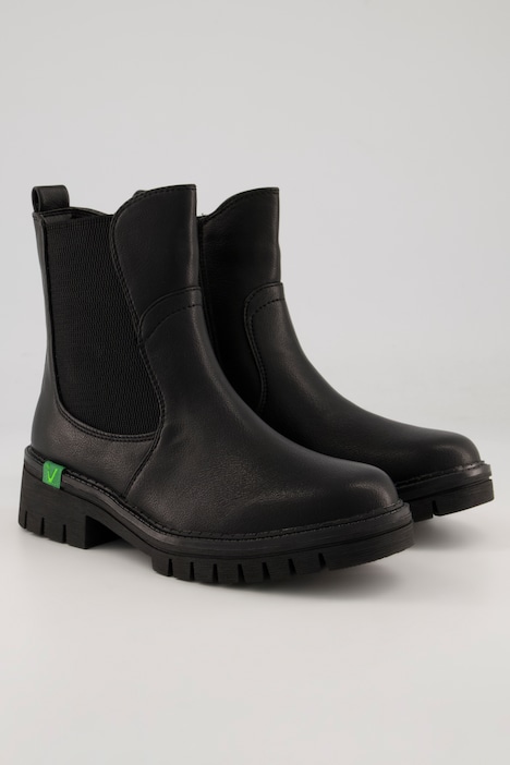 Chelesa-Boots, Jana Shoes, vegan, Veloursoptik, Weite G