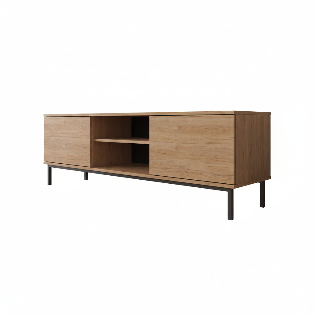 Queen - TV-Meubel - Eiken - 150x41x50 cm