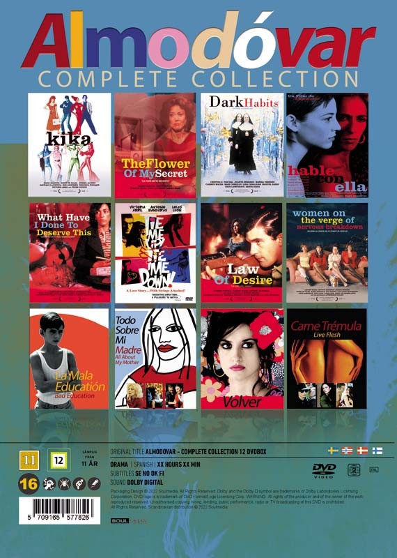 ALMODOVARCOMPLETE COLLECTION - 12 DVD BOX SET