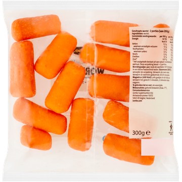 Jumbo Geschrapte Wortelen 300 g