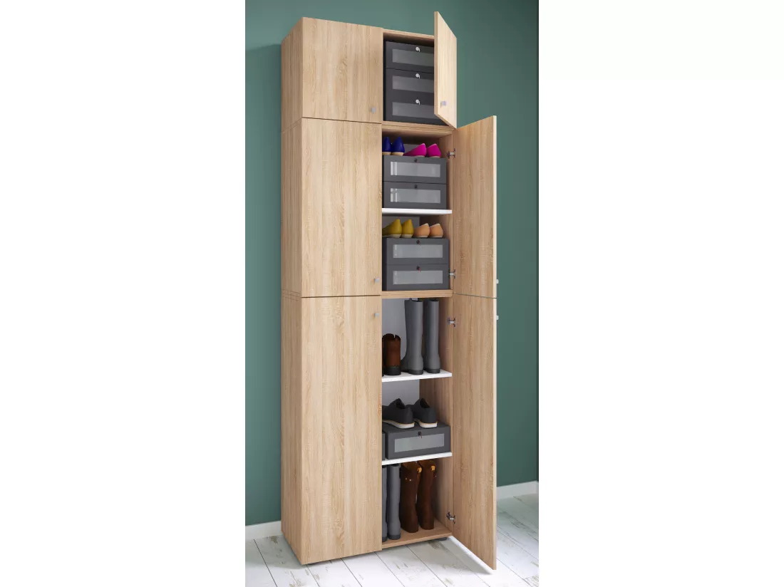 Armoire à chaussures Armoire à vêtements Lona 5f A