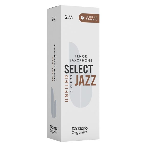 DAddario Woodwinds Organic Sel. Jazz Unf. TEN 2M
