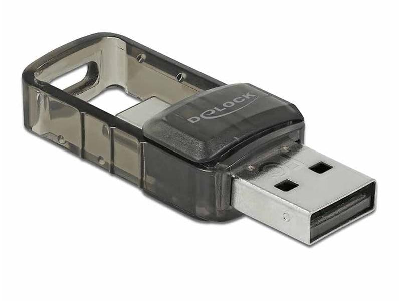 Delock USB-Bluetooth-Adapter 61002 2in1 USB Typ-A&C, V4.0 Dual Modus   EDR