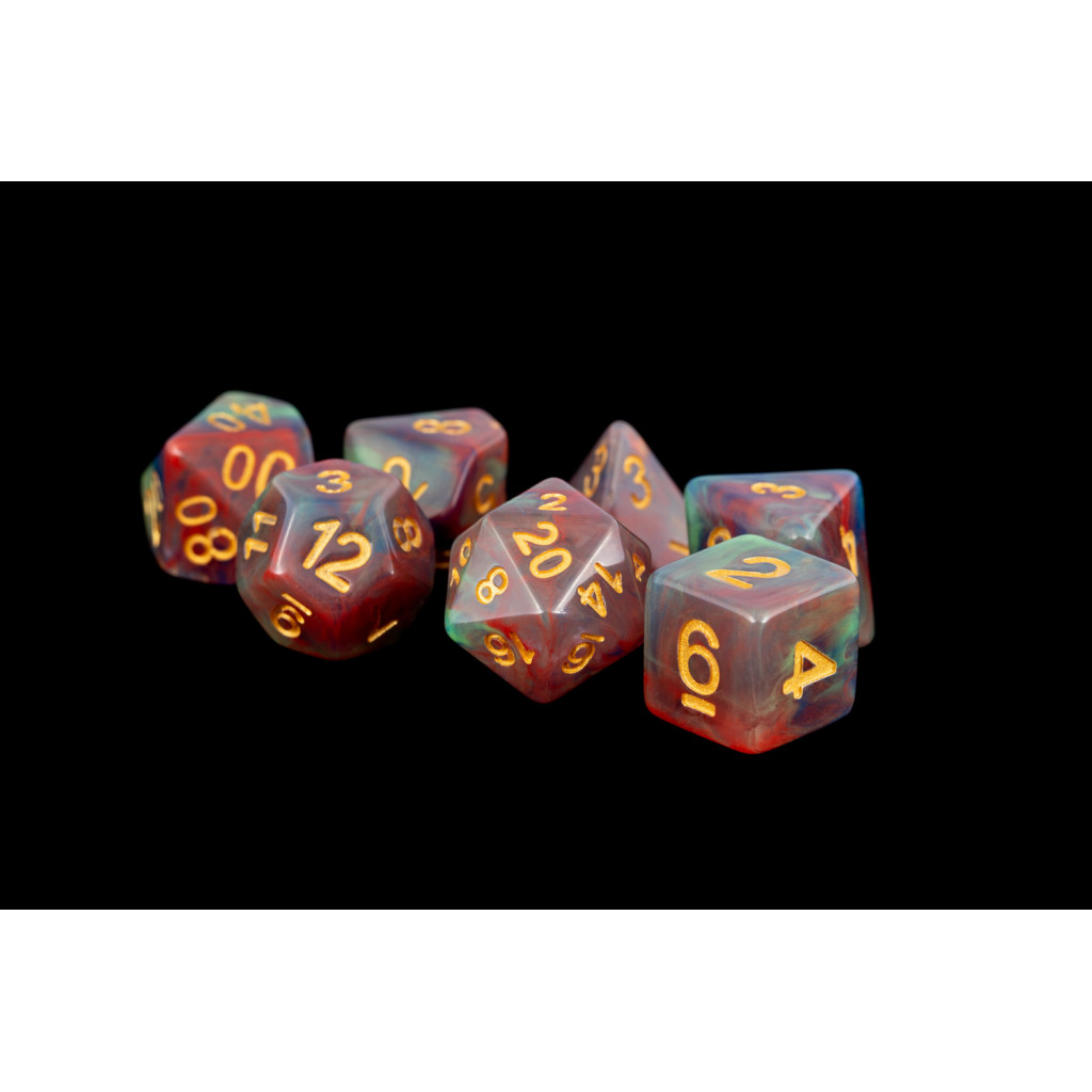 Set de 7 Dés JDR - Pearl